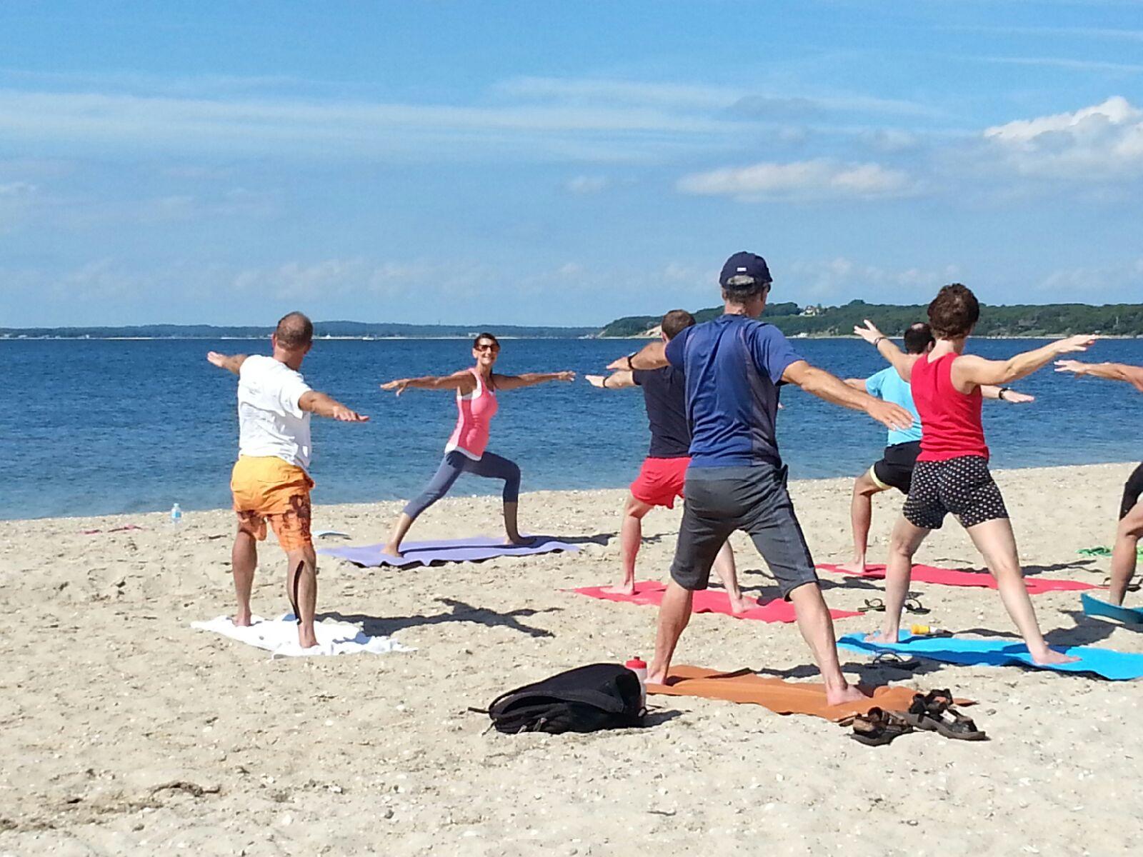 Beach Yoga Class with Marie